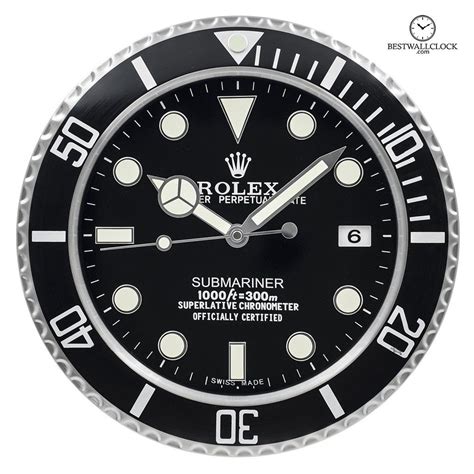 rolex watch face wall clock